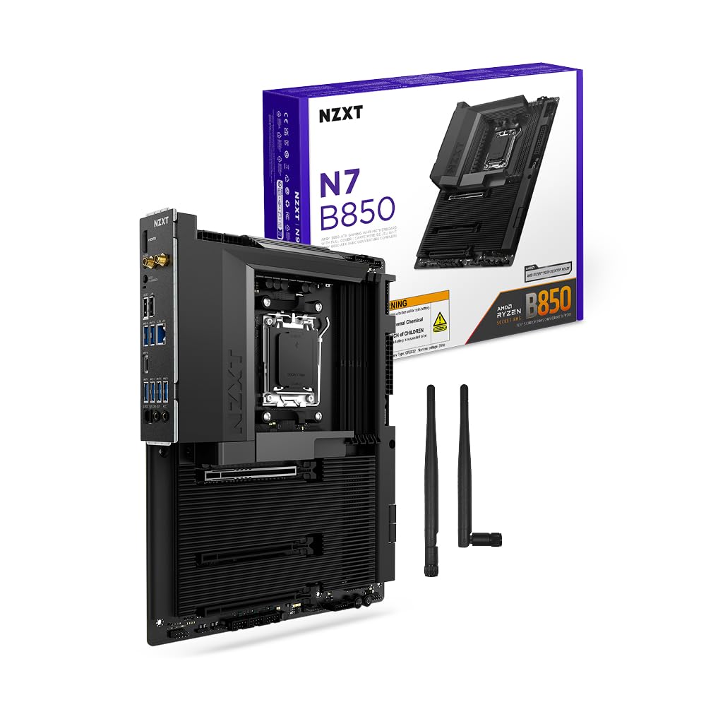 Amazon.com: NZXT N7 B850 - AMD B850 AM5 ATX Gaming Motherboard for